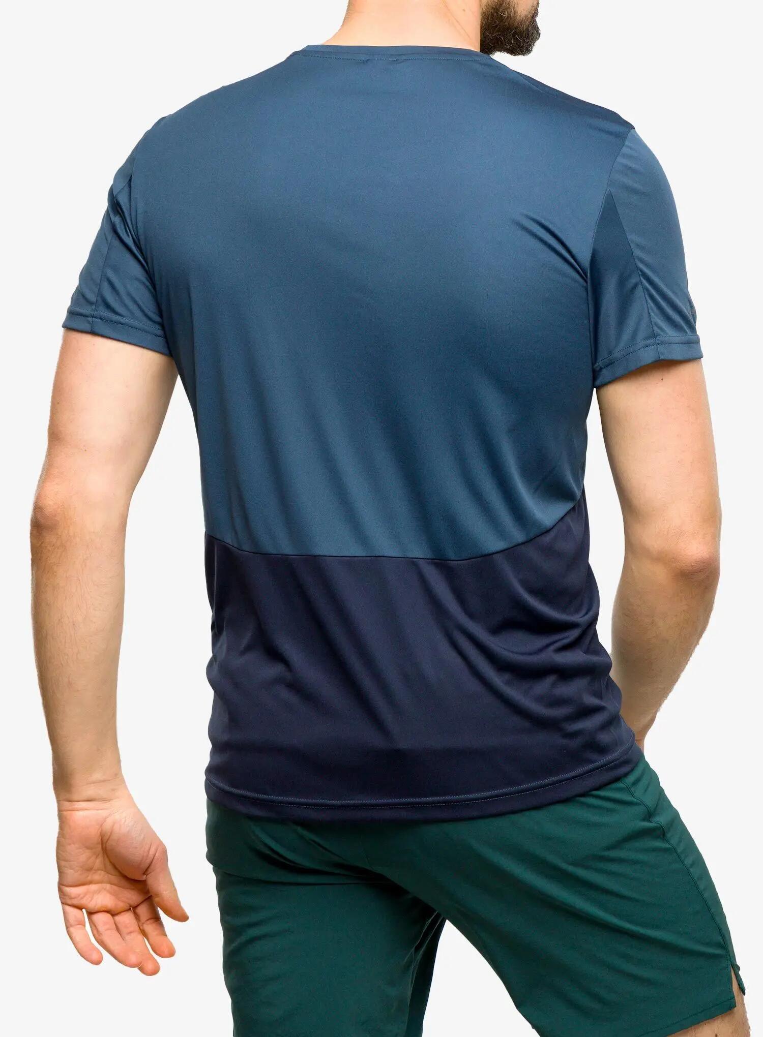 T-shirt - corsa - uomo - traspirante, maniche corte - Endurance Tech - blu 2/6