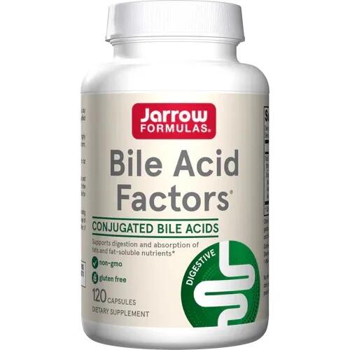 Kwasy Żółciowe Bile Acid Factors Jarrow Formulas 120 kapsułek