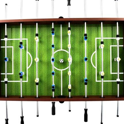 Futbolín de acero  marrón 4/7