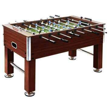 Futbolín de acero  marrón 1/7