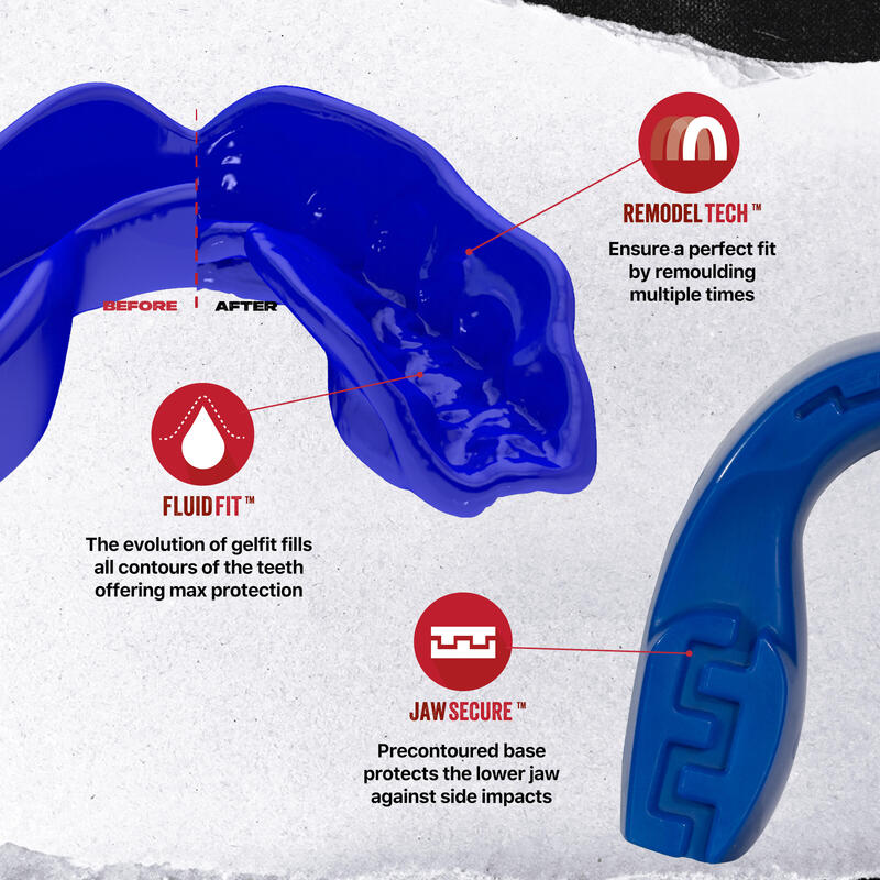 Gebitsbeschermer Voor Volwassenen Safejawz Intro Series Blauw