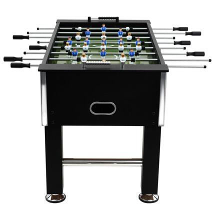 Futbolín de acero negro 3/7