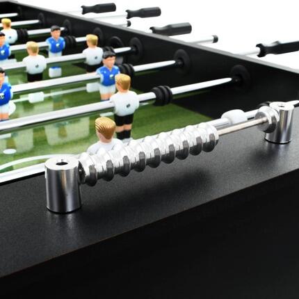 Futbolín de acero negro 5/7