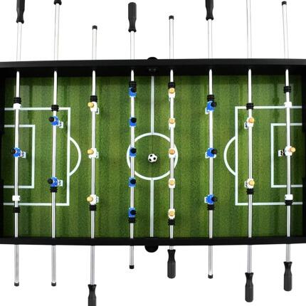 Futbolín de acero negro 4/7