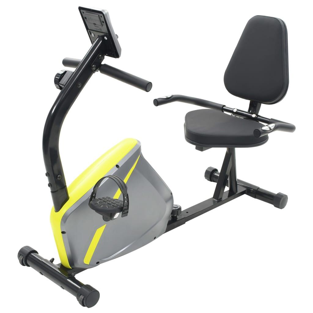 VidaXL Vélo d'appartement magnétique avec cardiofréquencemètre 2/5