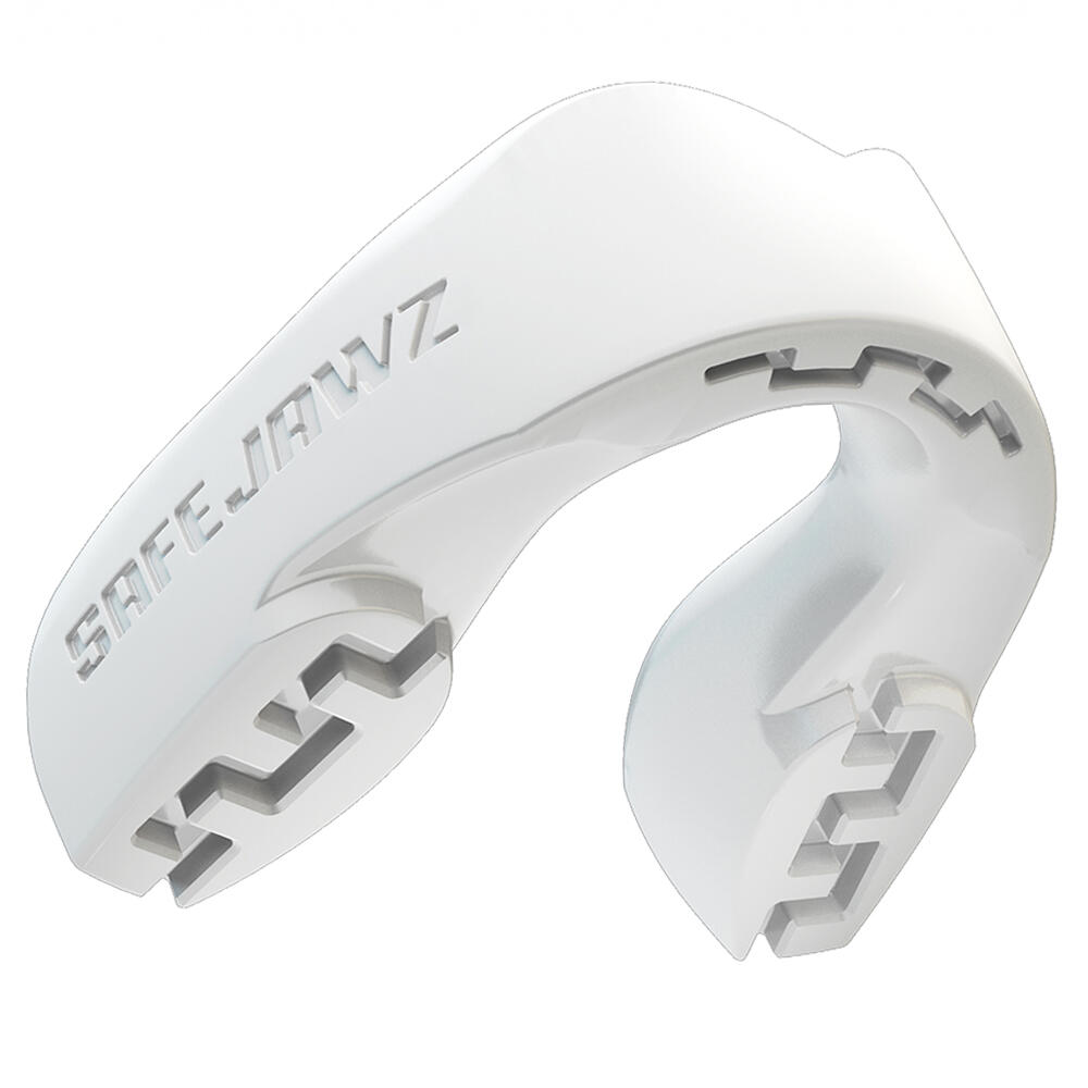 SafeJawz Intro Series Adult Mouthguard White