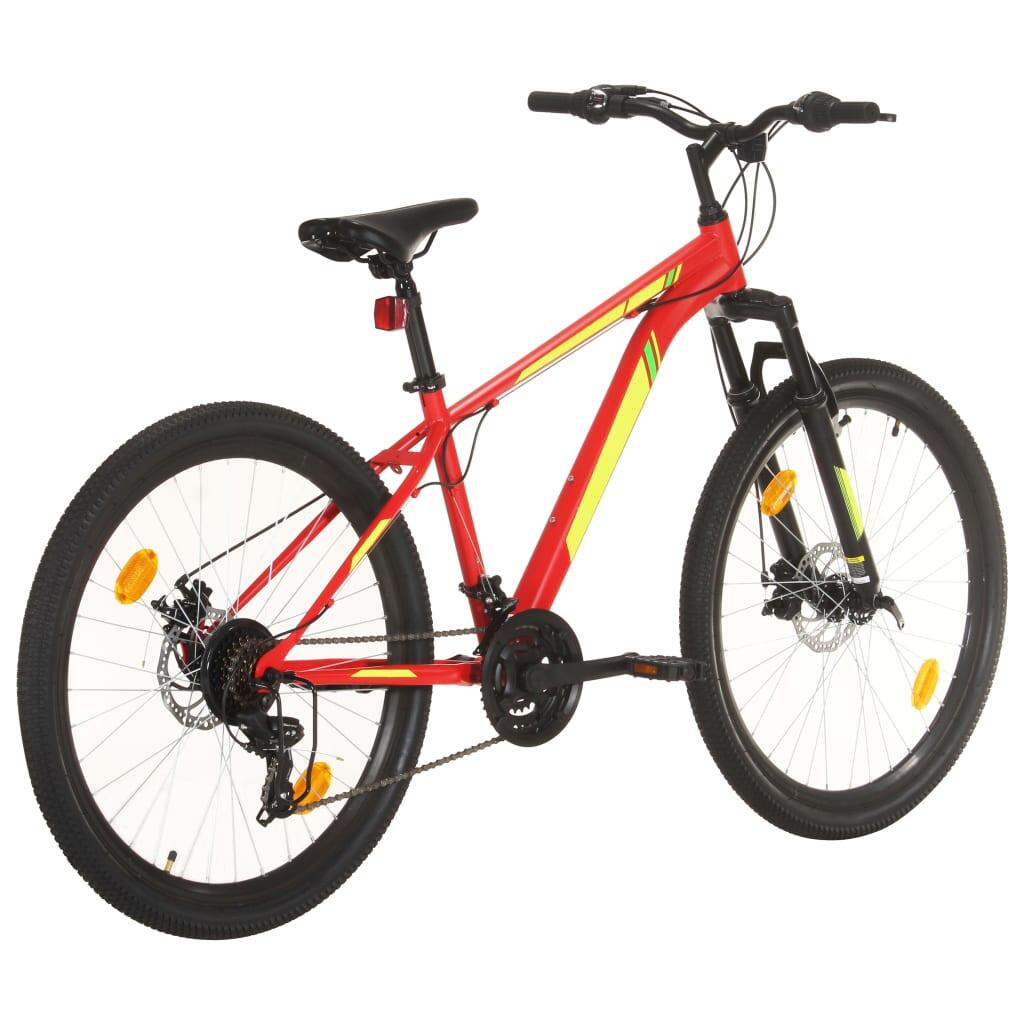 VidaXL Mountainbike 21 versnellingen 27,5 inch frame 38 cm rood 3/6
