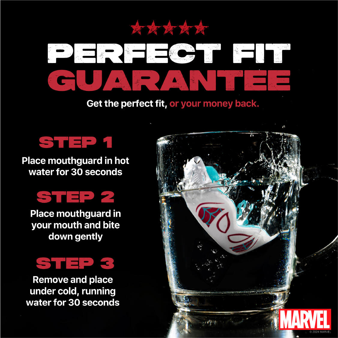 Protège dents Marvel pour adulte SafeJawz Spider-Gwen 4/7