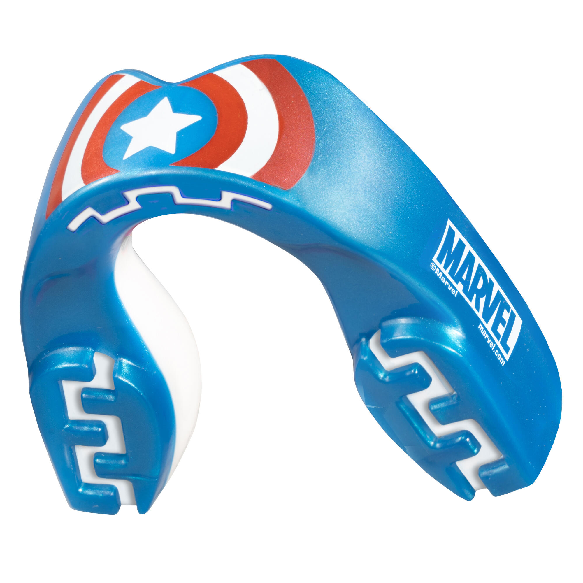 Safejawz - Protège Dents Marvel Pour Adulte Safejawz Captain America - Protège-dents - Blanc|bleu - Adulte - Decathlon
