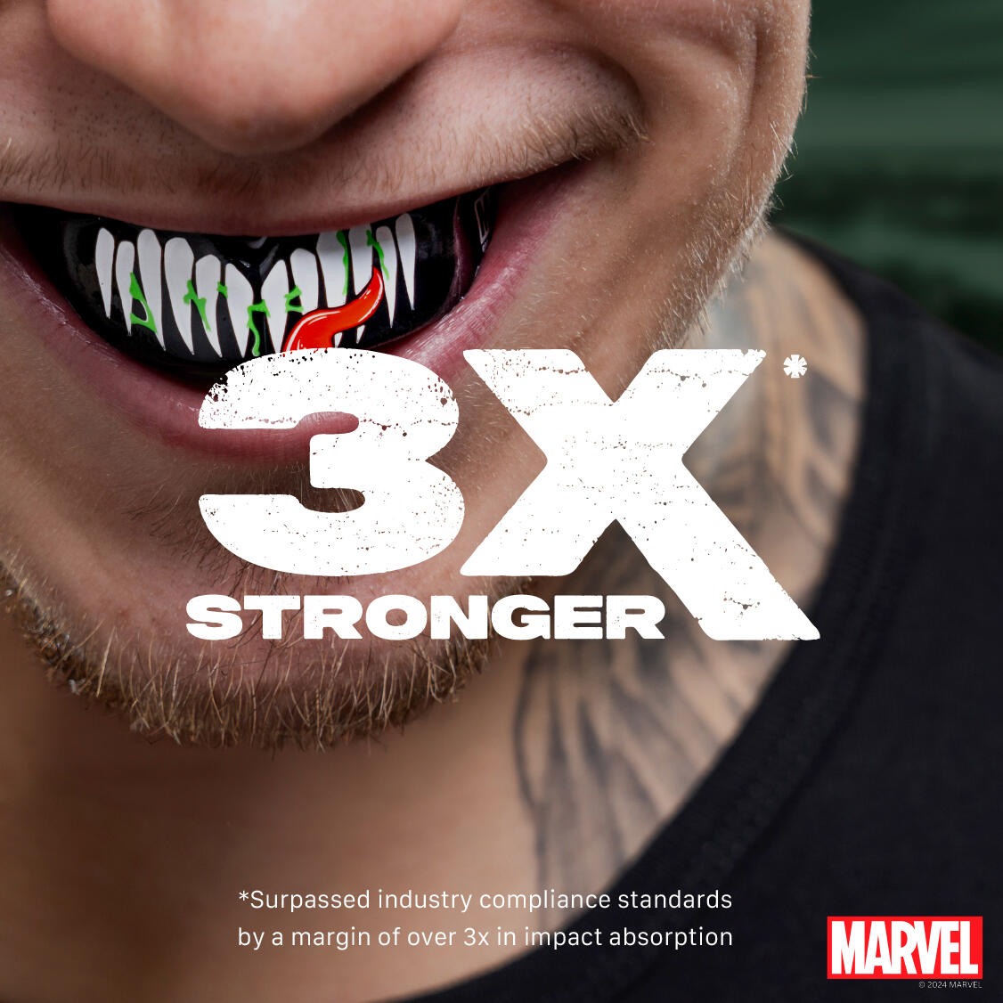 Protège dents Marvel pour adulte SafeJawz Venom 2/7
