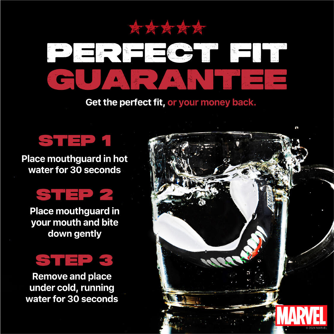 Protège dents Marvel pour adulte SafeJawz Venom 4/7