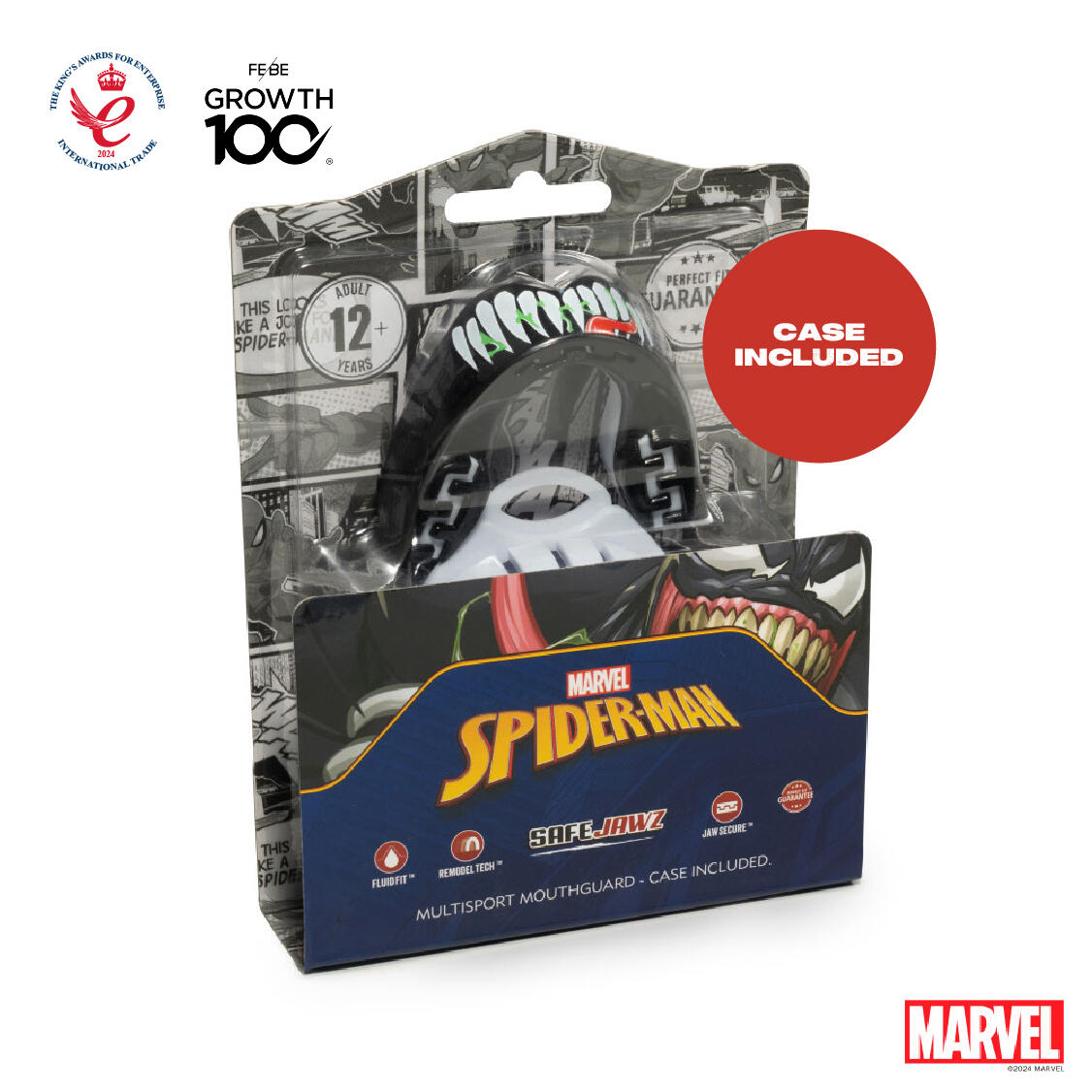 Protège dents Marvel pour adulte SafeJawz Venom 5/7