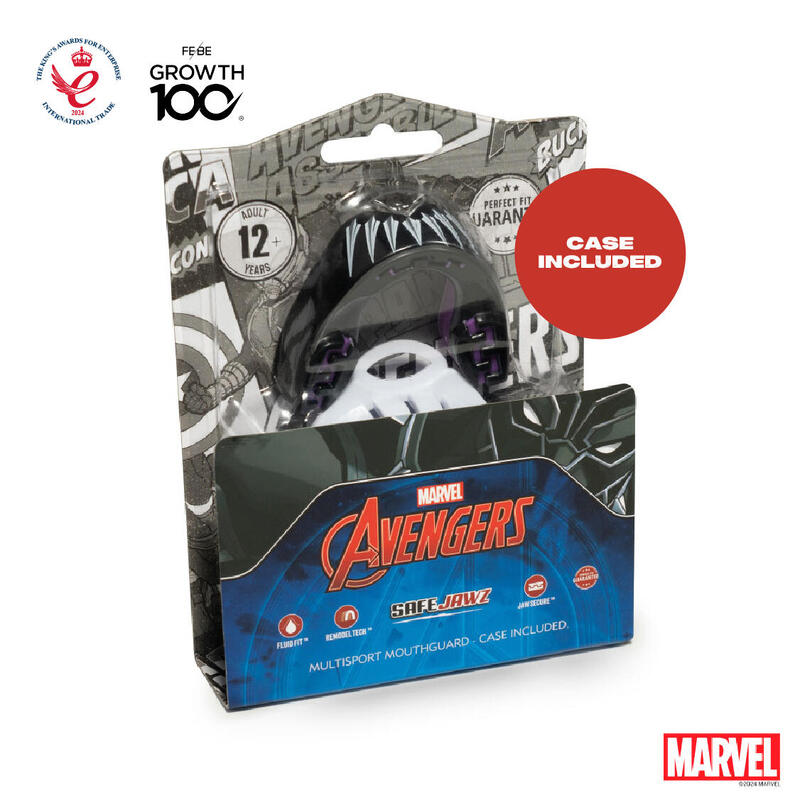 Protège dents Marvel pour adulte SafeJawz Black Panther