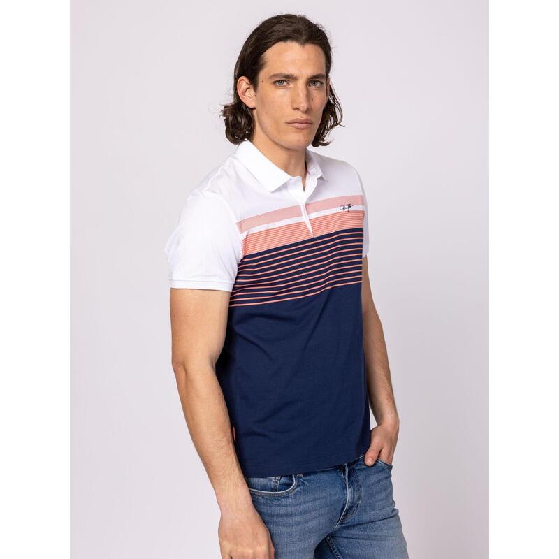 Tricou cu mânecă scurtă, cu guler, pentru bărbați DURON