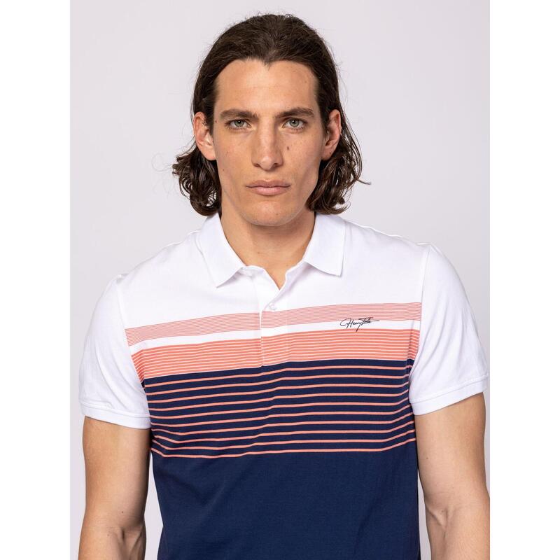Tricou cu mânecă scurtă, cu guler, pentru bărbați DURON