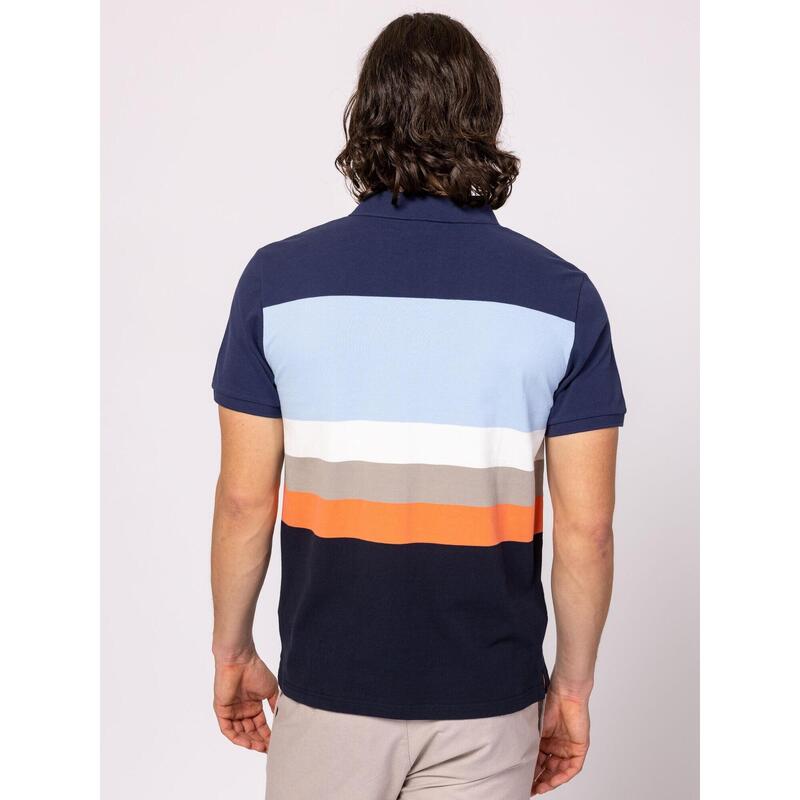 Tricou cu mânecă scurtă, cu guler, pentru bărbați DOMINIC