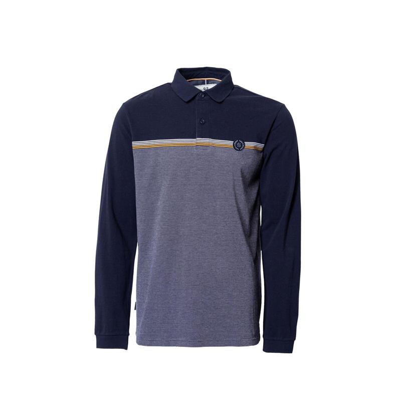 Tricou cu mânecă lungă și guler pentru bărbați CAMAR