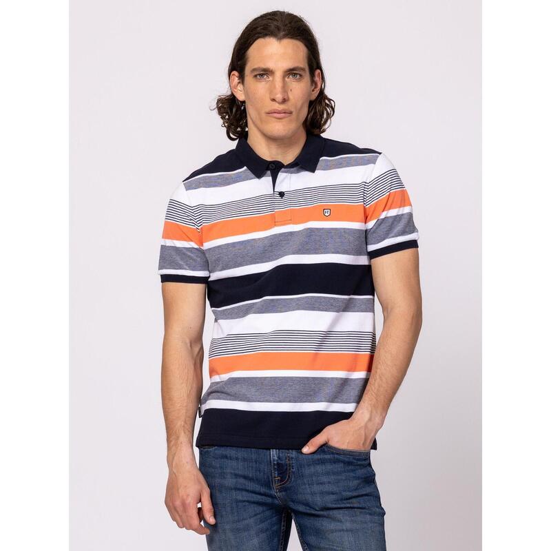 Tricou cu mânecă scurtă, cu guler, pentru bărbați DONDA