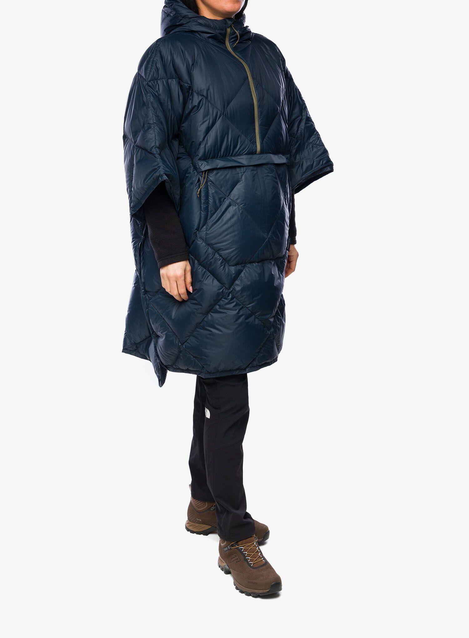 tragbare Daunen-Decke Honcho Poncho Down outerspace blue 3/7