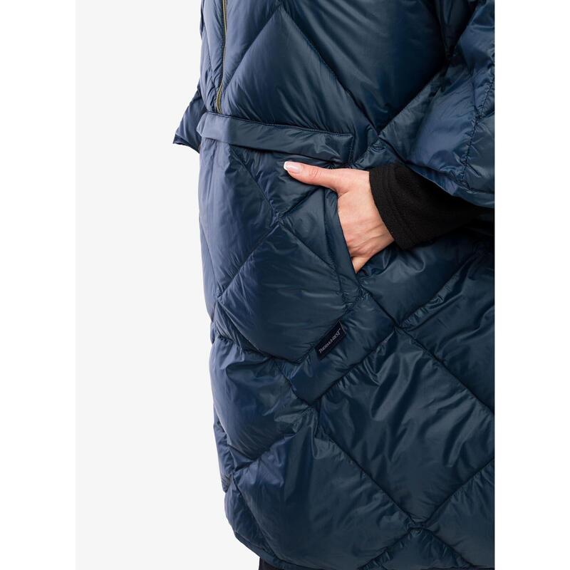 Peleryna turystyczna Therm a Rest Honcho Poncho Down - outspace blue