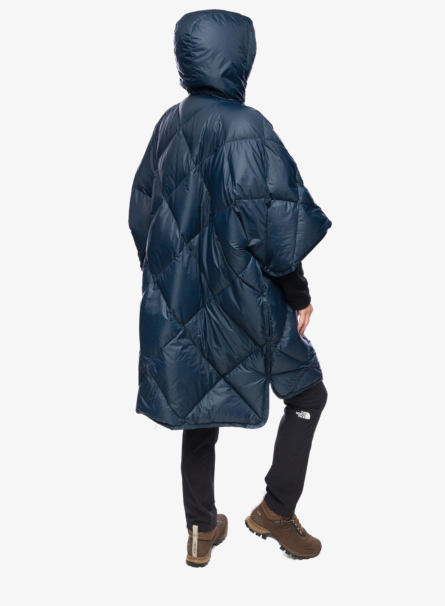 tragbare Daunen-Decke Honcho Poncho Down outerspace blue 4/7