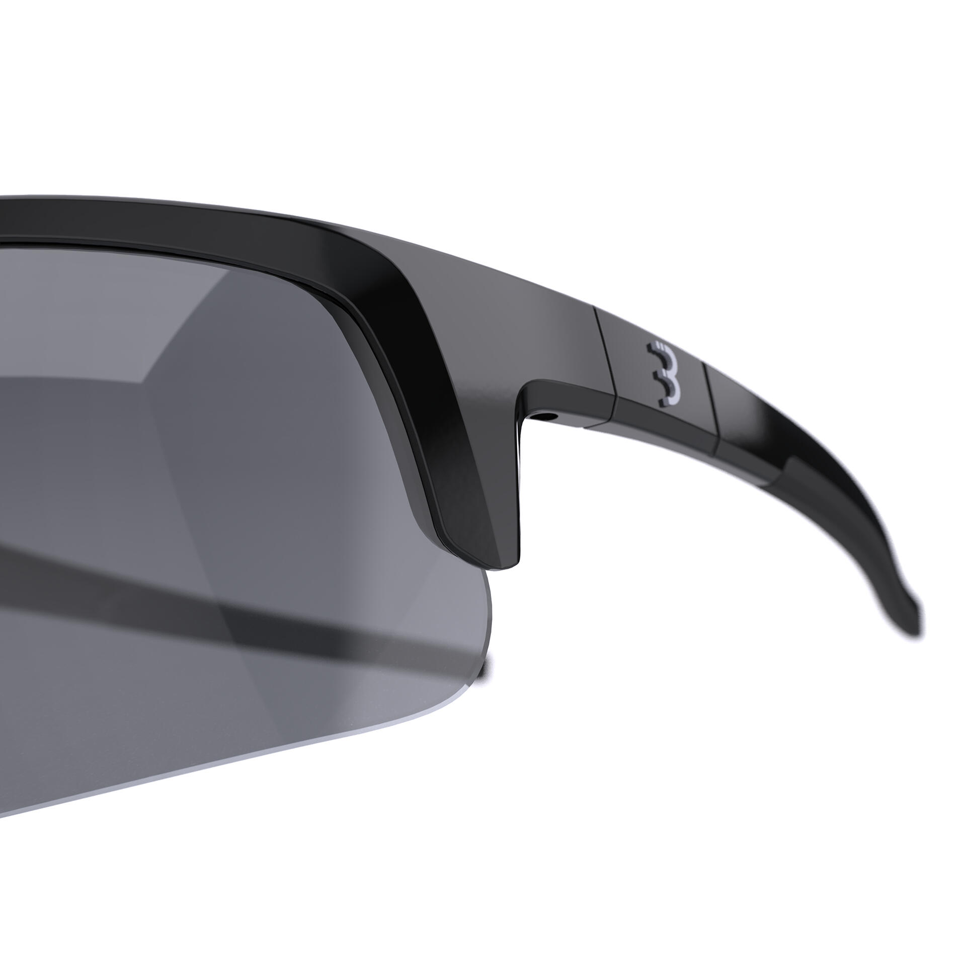 BBB Comet Smoke Flash Unisex Bril Zwart 5/7