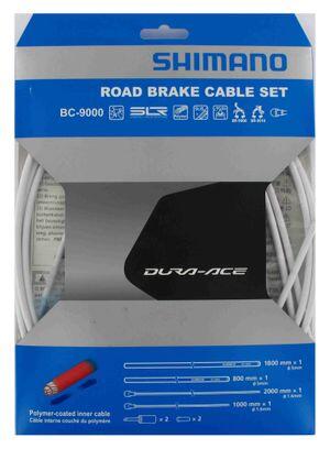 Juego de cables de freno de carretera Shimano Dura-Ace 9000 - Blanco