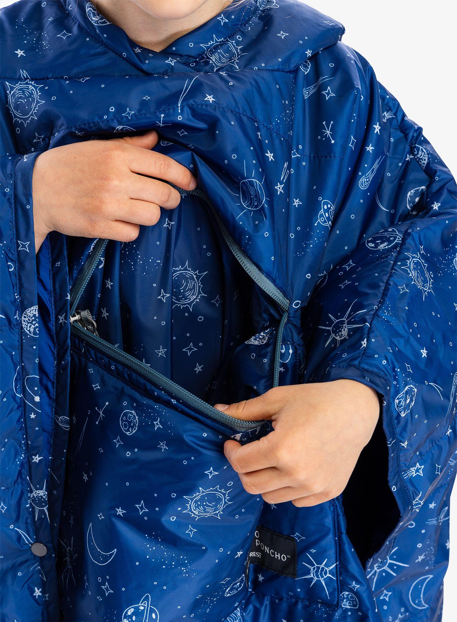 Kinderponcho Honcho Kids Space isolierend, Wasserabweisend 74x142 cm 5/7