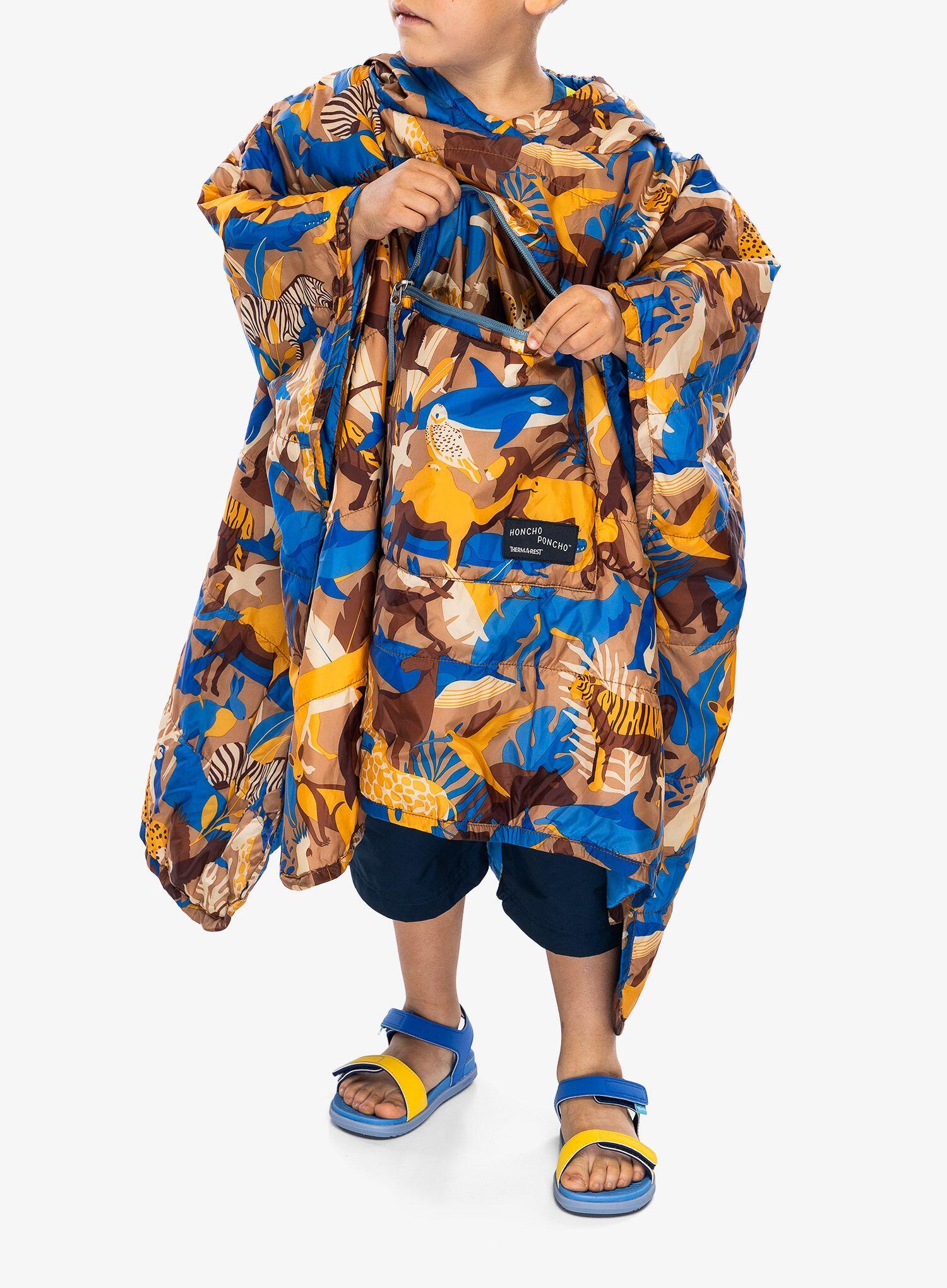 Honcho Kinder-Poncho, bedruckt, isoliert, EraLoft DWR, 2-in-1-Decke 3/7