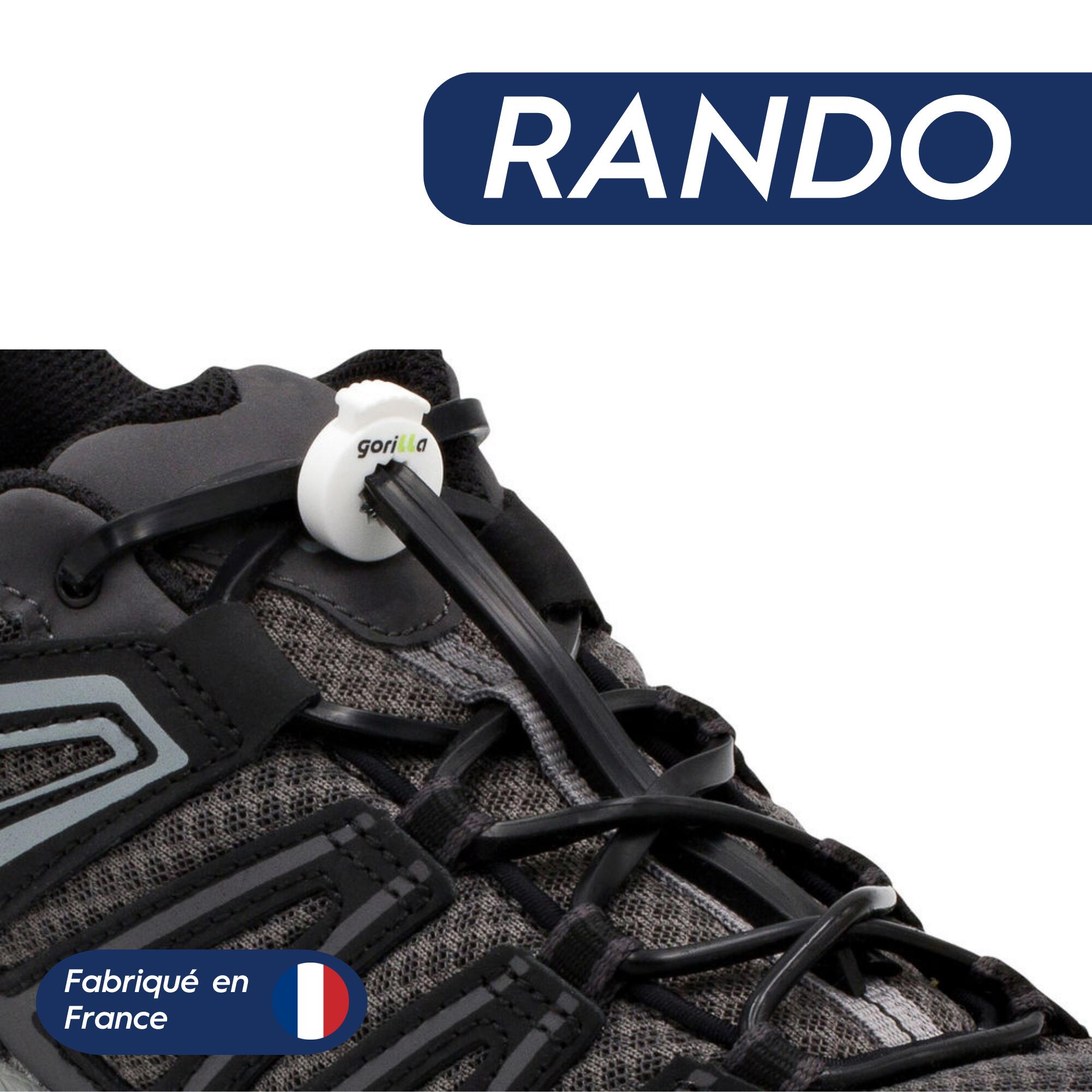 LACETS GORILLA Silicone elastische wandelveters Gorilla