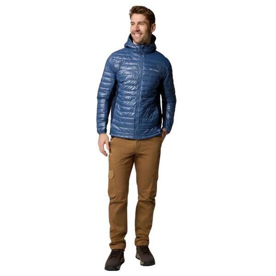 Steppjacke wärmend atmungsaktiv Herren - Powder Pass™ Hybrid Hooded Jacket