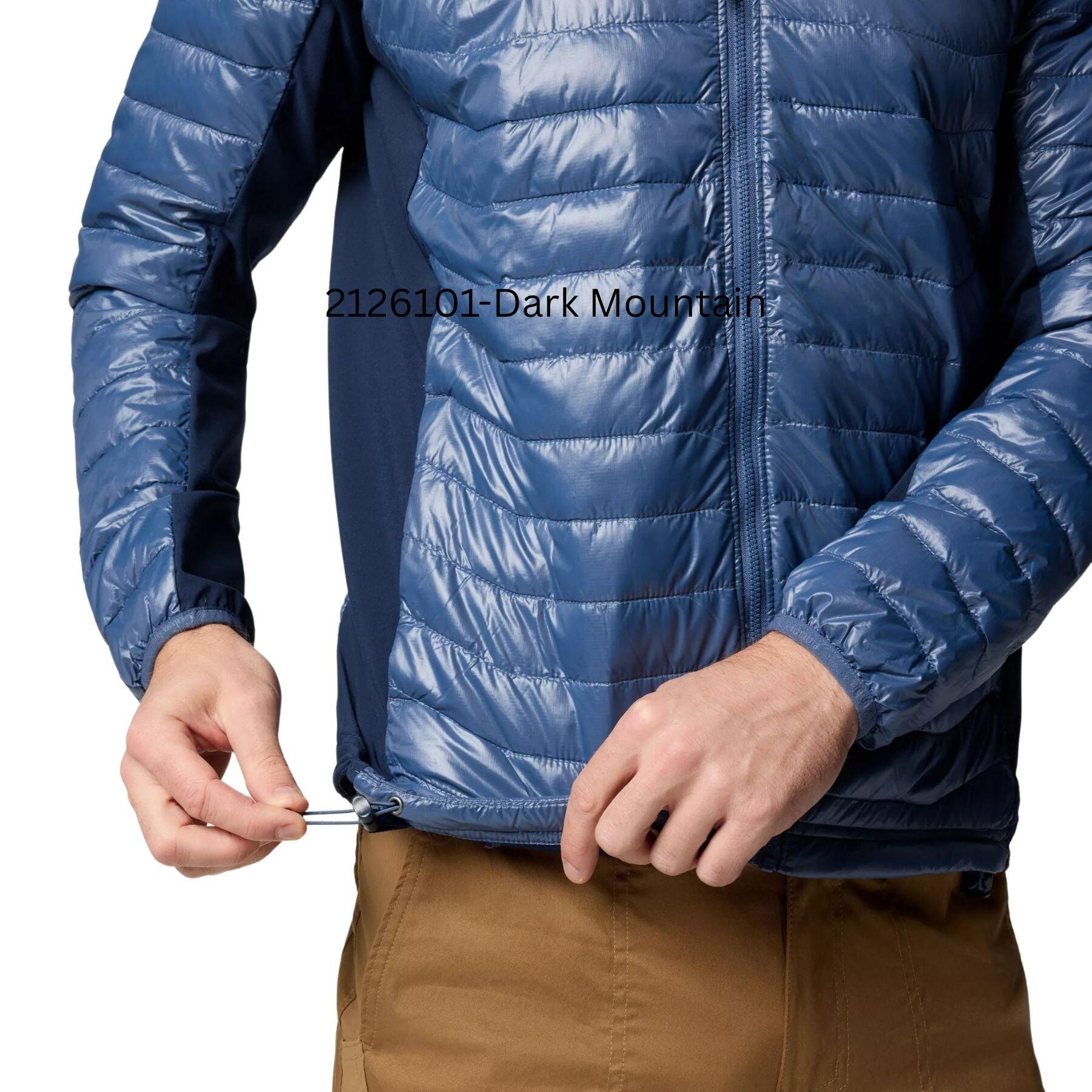 Steppjacke wärmend atmungsaktiv Herren - Powder Pass™ Hybrid Hooded Jacket 7/7