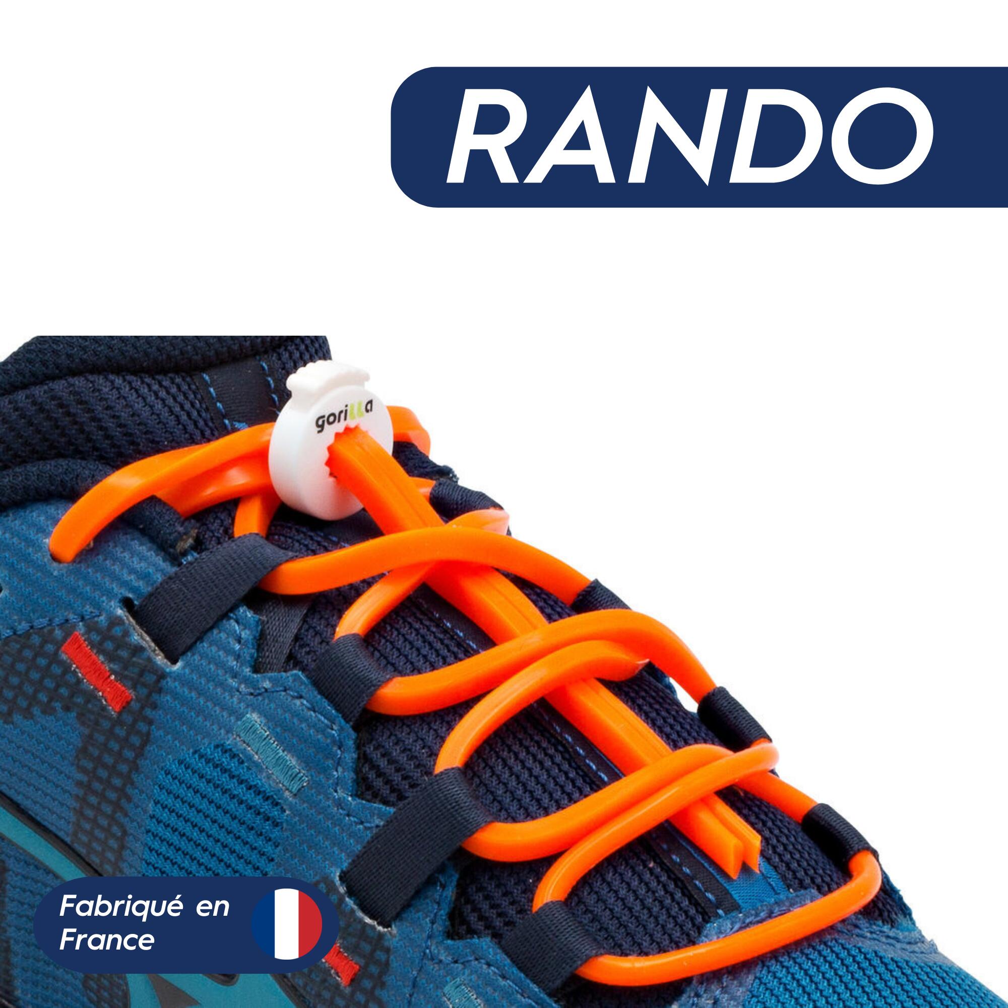 LACETS GORILLA Silicone elastische wandelveters Gorilla