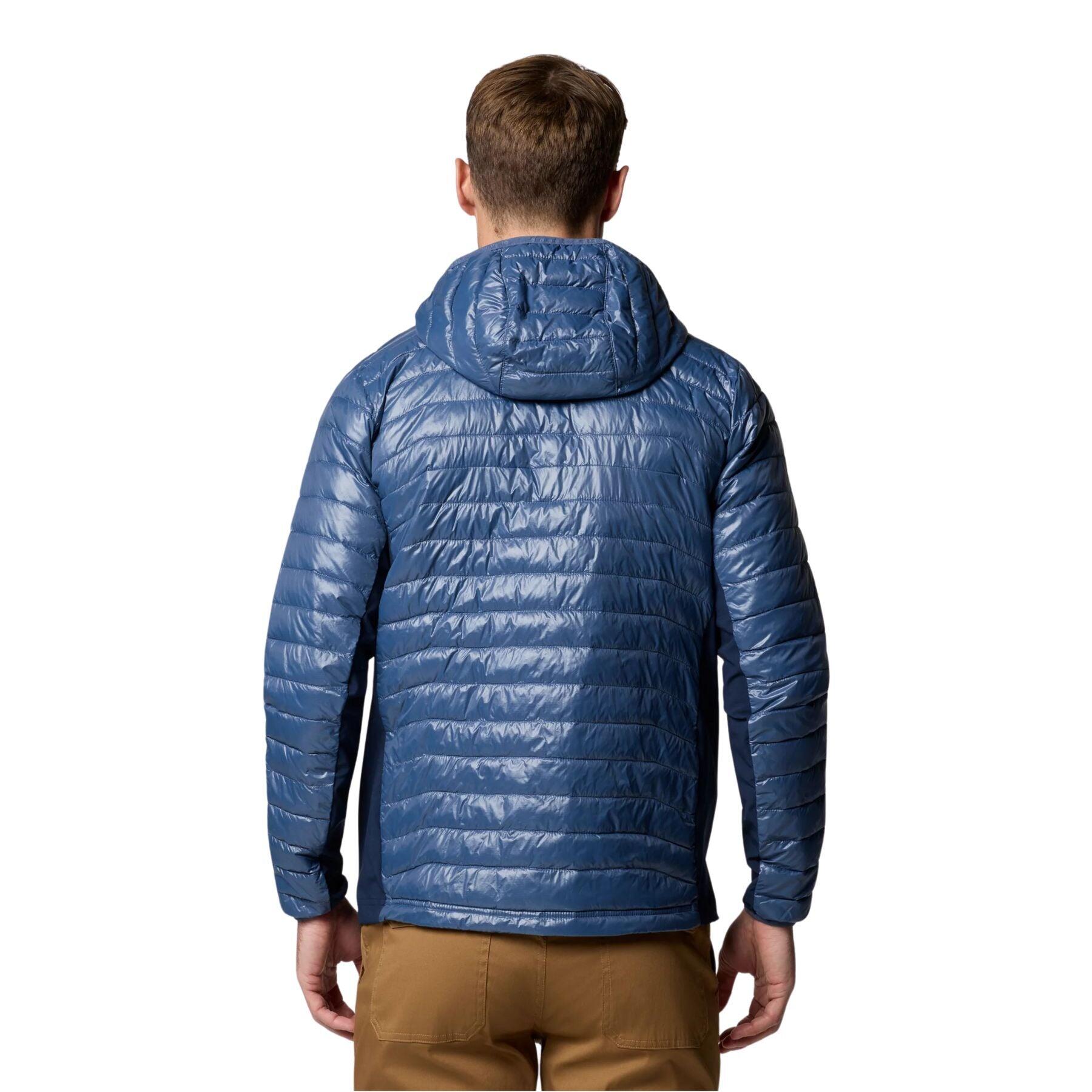 Steppjacke wärmend atmungsaktiv Herren - Powder Pass™ Hybrid Hooded Jacket 3/7