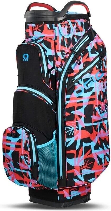 Saco de golfe à prova d'água all elements silencer - cartbag - tropical punch