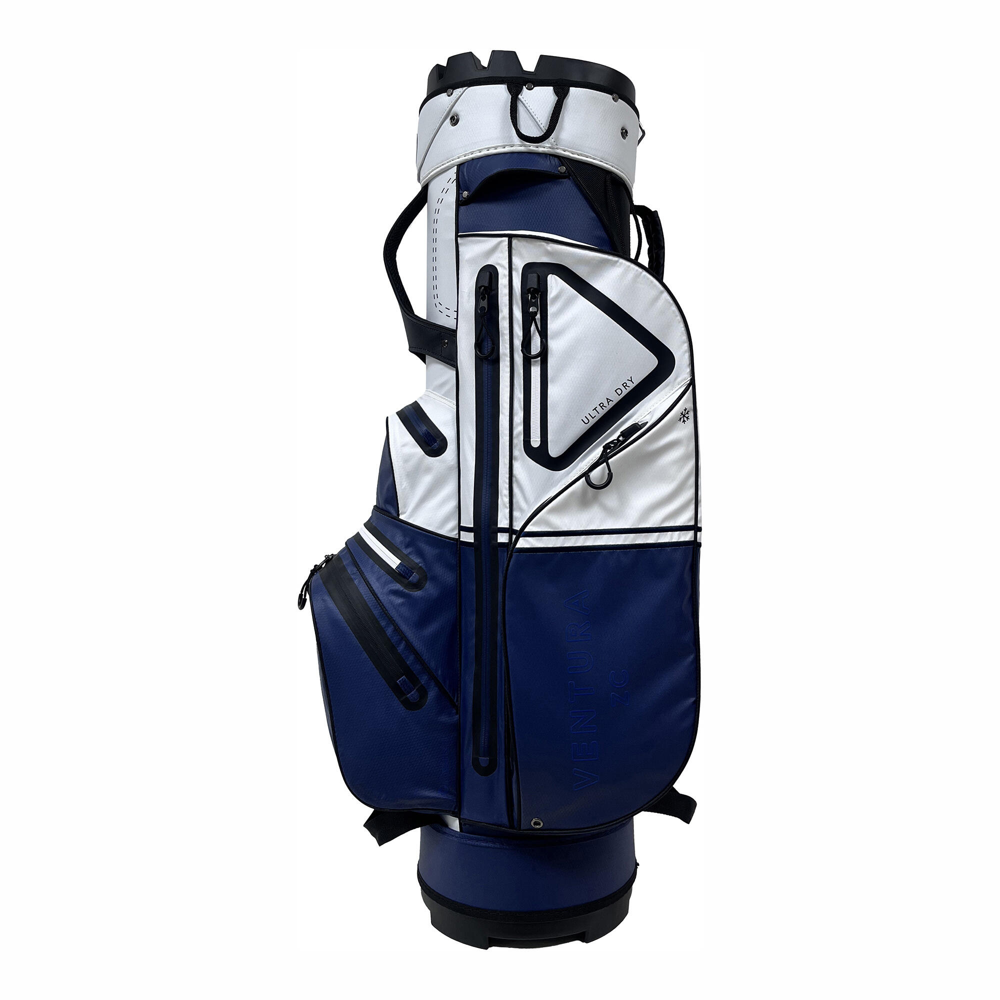 Sac de golf 10 Ventura - Sac chariot - Bleu Blanc 1/4