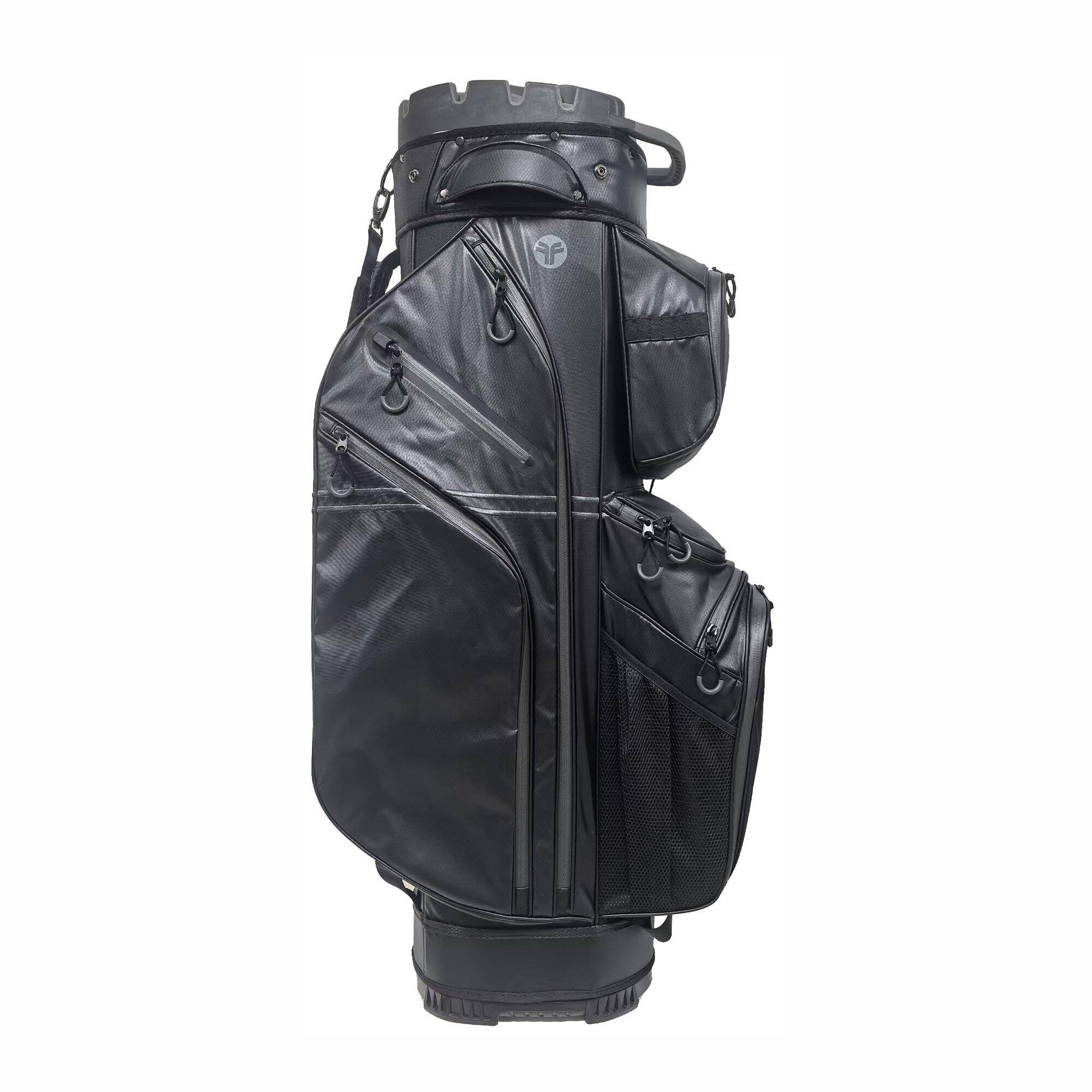 Polaris Rain Dry Waterdichte Golftas - Cartbag - Zwart Grijs 4/4