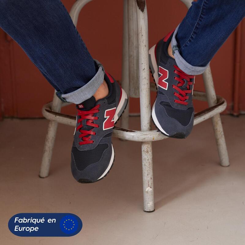 Lacets Élastiques Larges Enfant Auto-Serrants Sneakers Silicone - rouge