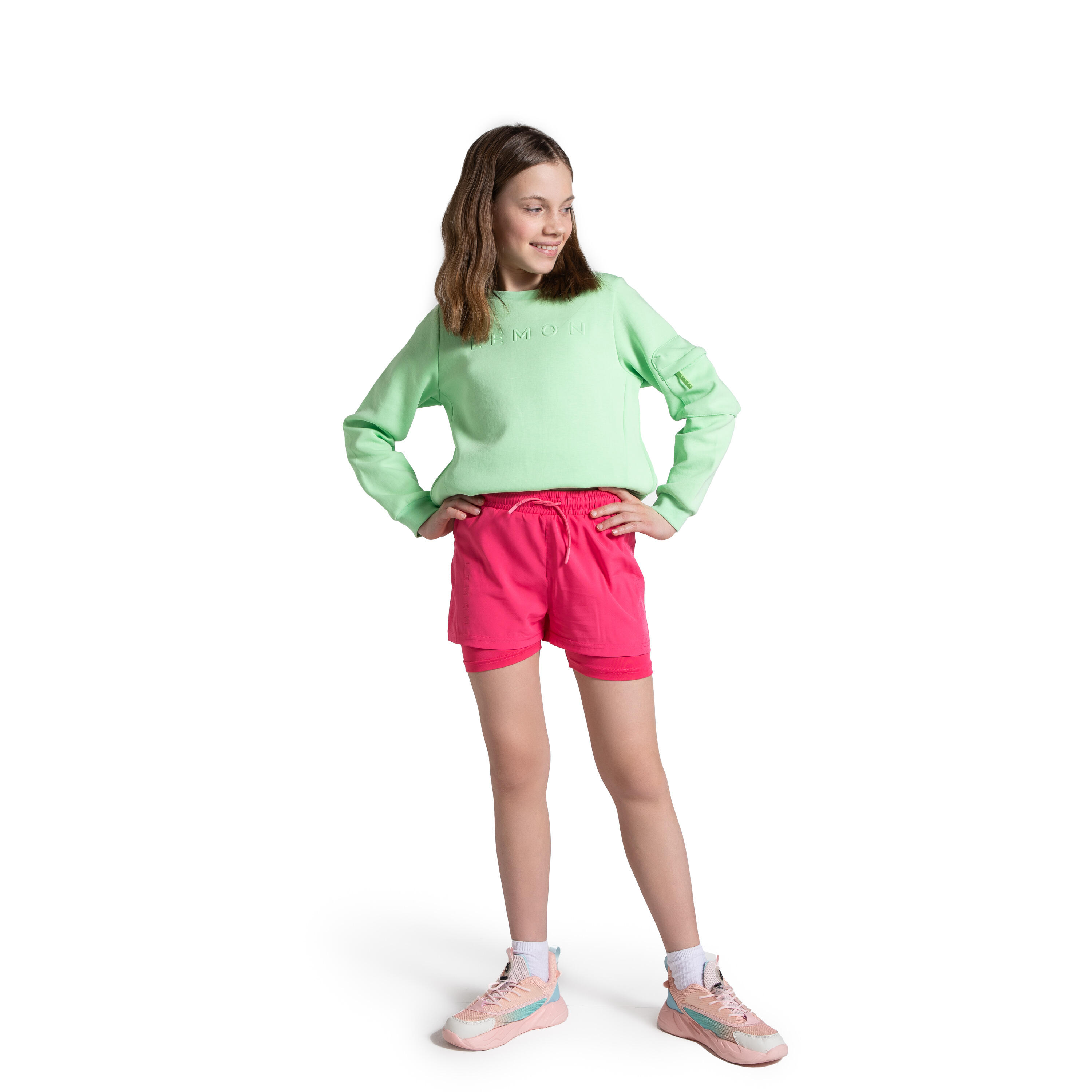 LEMON EXPLORE Kinder Trainingsshort Shorts WL5 rosa