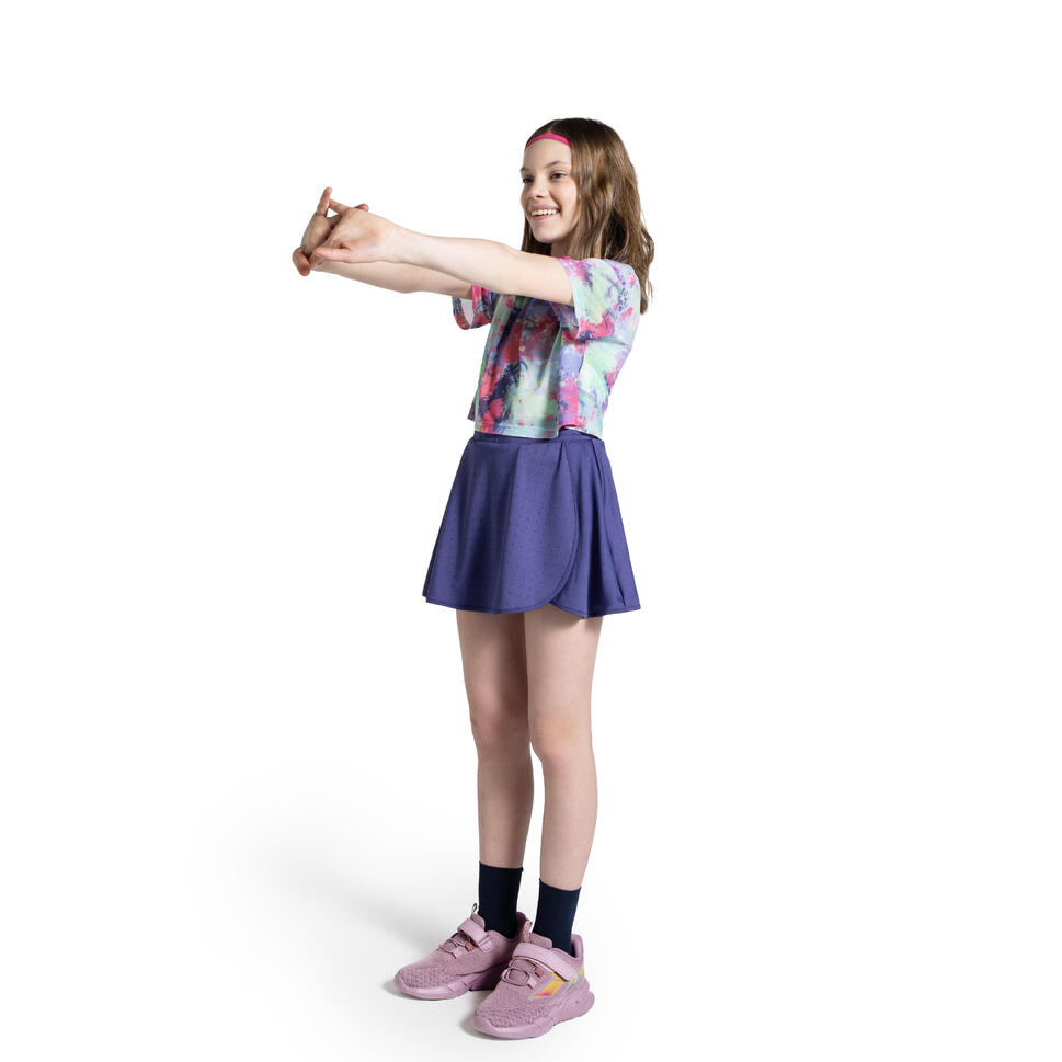 Legginsy sportowe dla dzieci Lemon Explore WL5 krótkie z spódnicą