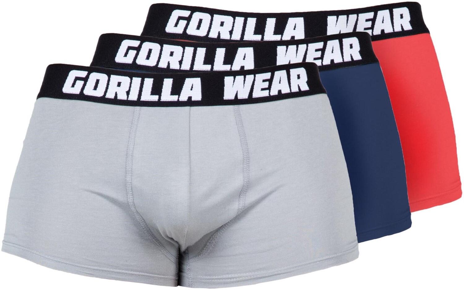 BoxerPantaloncini 3-Pack - Grau/Marina Militare/Rosso 4/5