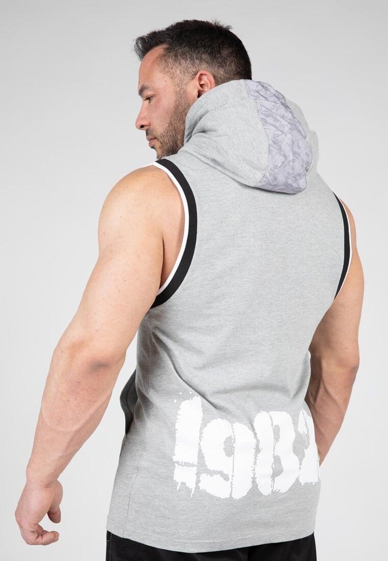 Loretto Encapuchado Camiseta de tirantes - gris Melange 2/7