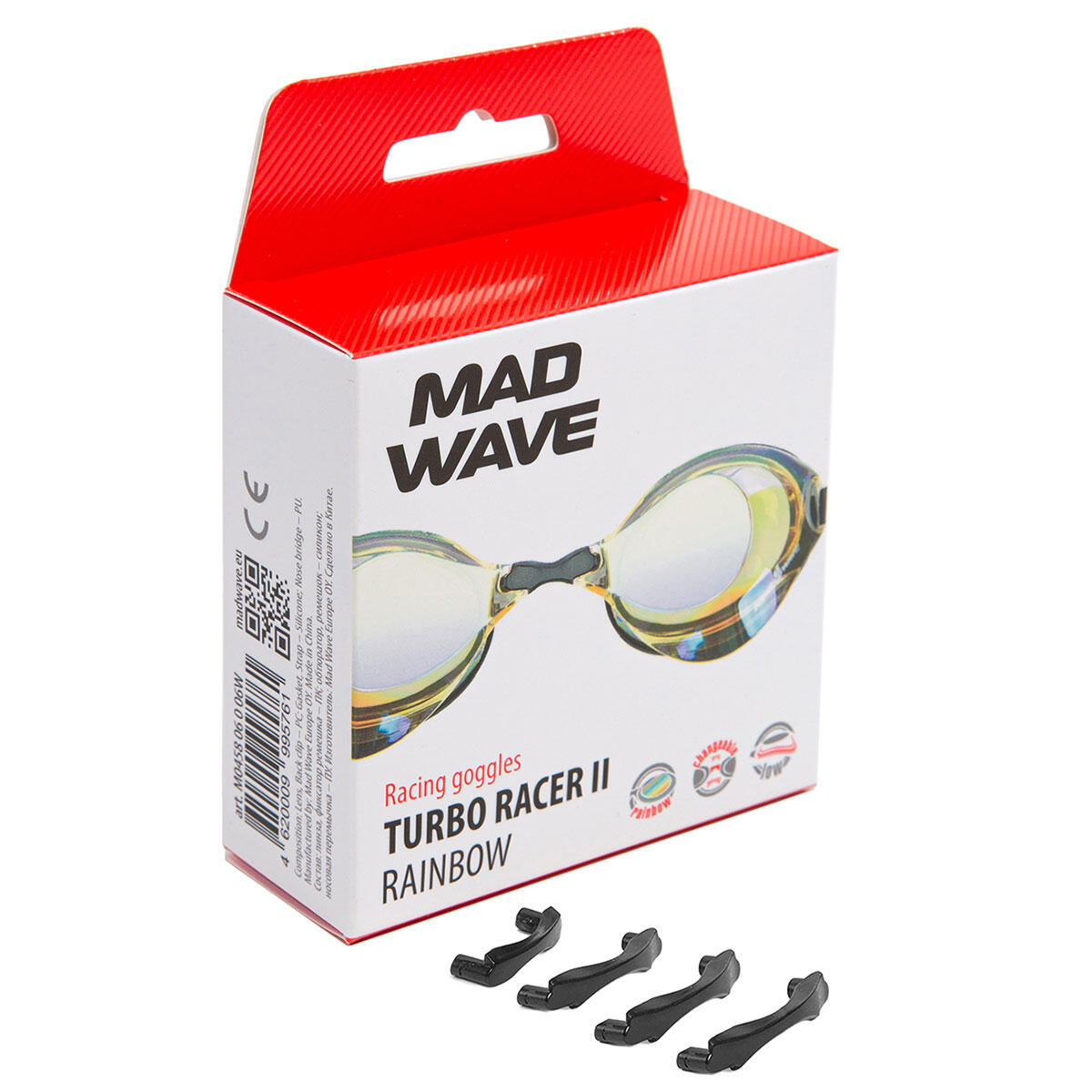 Lunettes Mad Wave Turbo Racer II Arc-en-ciel - Jaune 4/4
