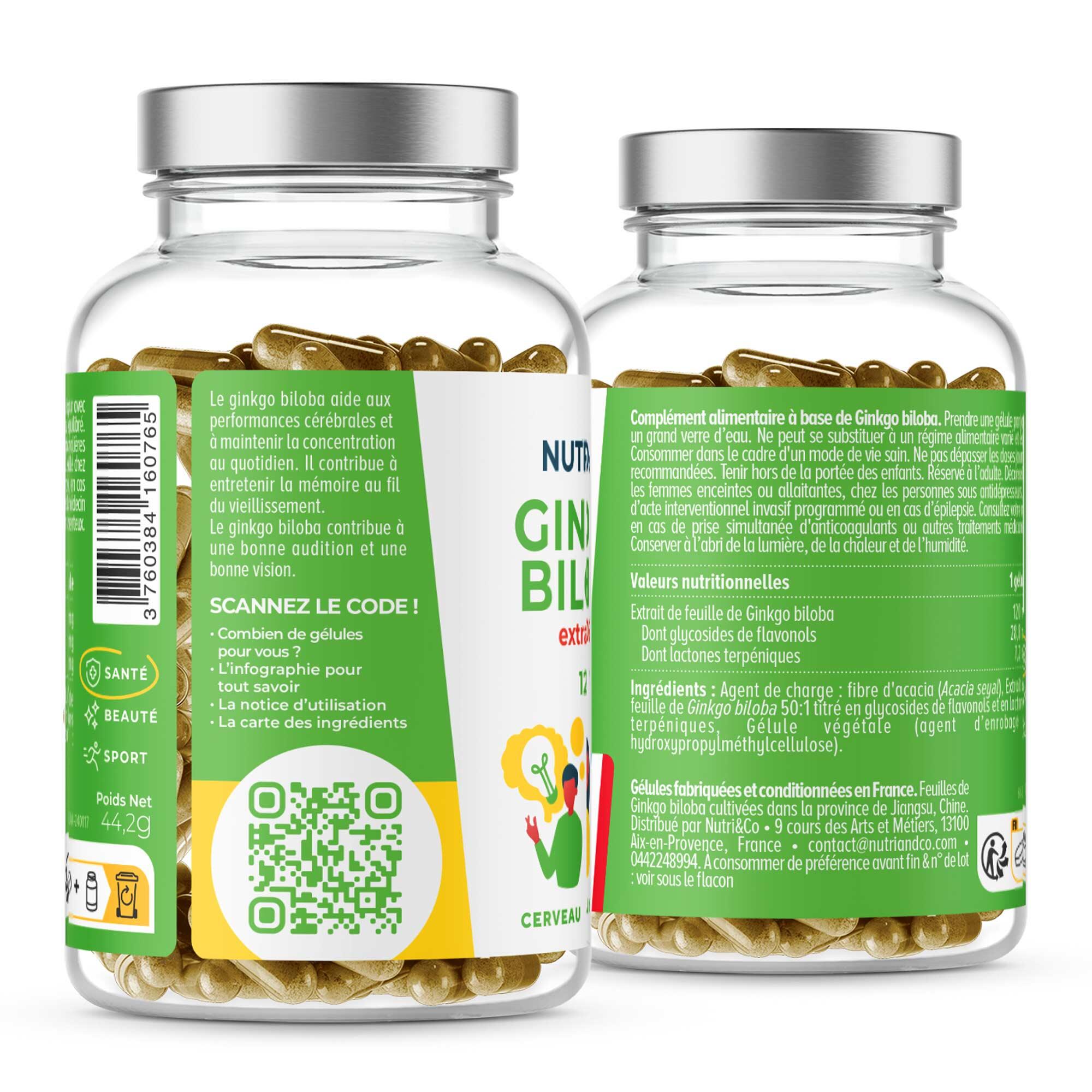 Ginkgo Biloba - 120 gélules 2/4