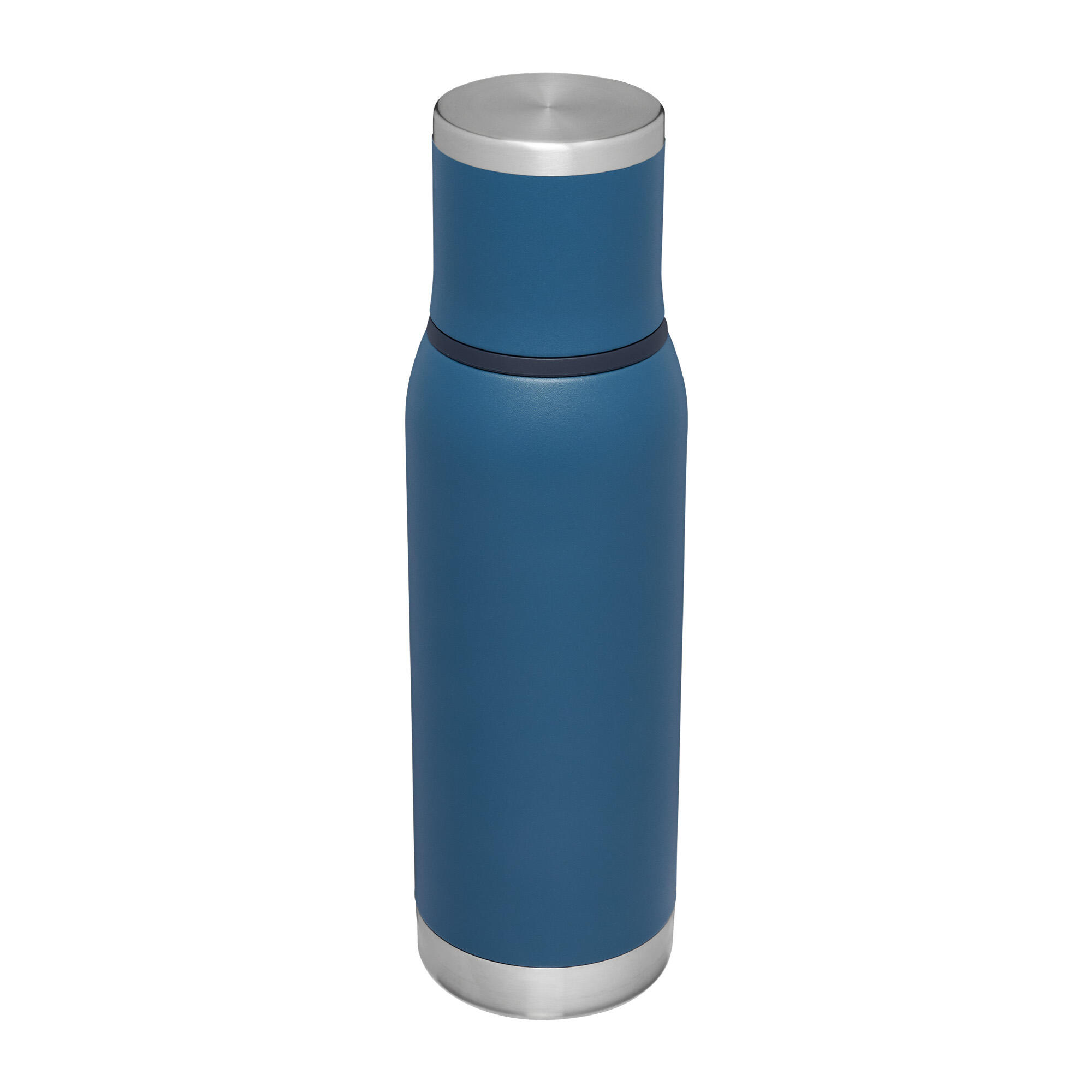Gourde Isotherme SIVA 740ml - Inox - Garde Le Froid 12h & Le Chaud 8h - Étanche Et Sans BPA - Bleu - 13