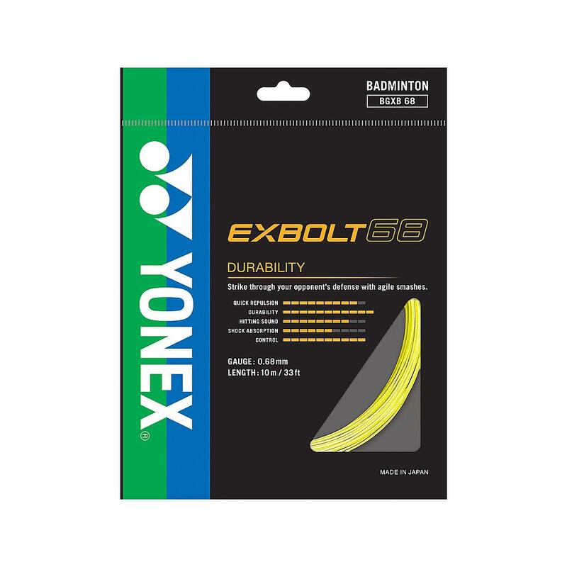 Naciąg do badmintona Yonex Exbolt 68 10 m