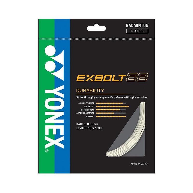 Naciąg do badmintona Yonex Exbolt 68 10 m