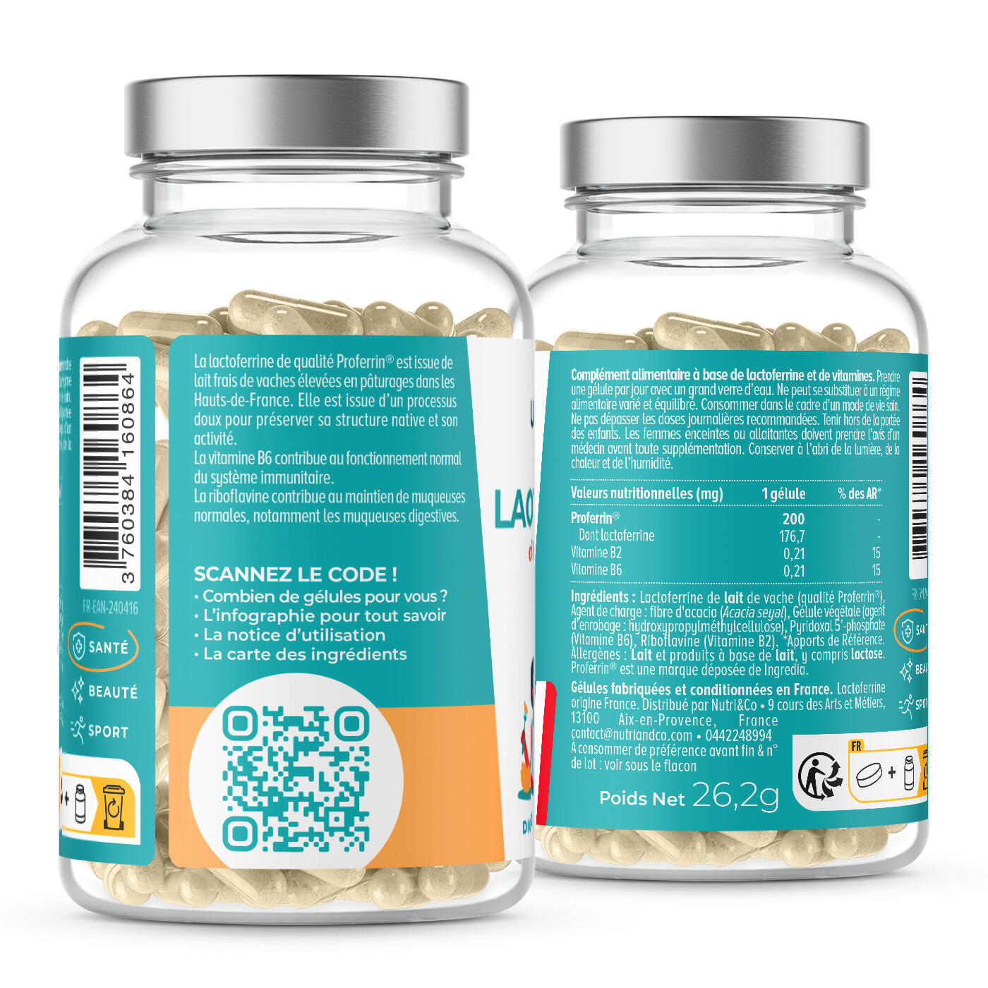 Lactoferrine - 60 gélules 2/4