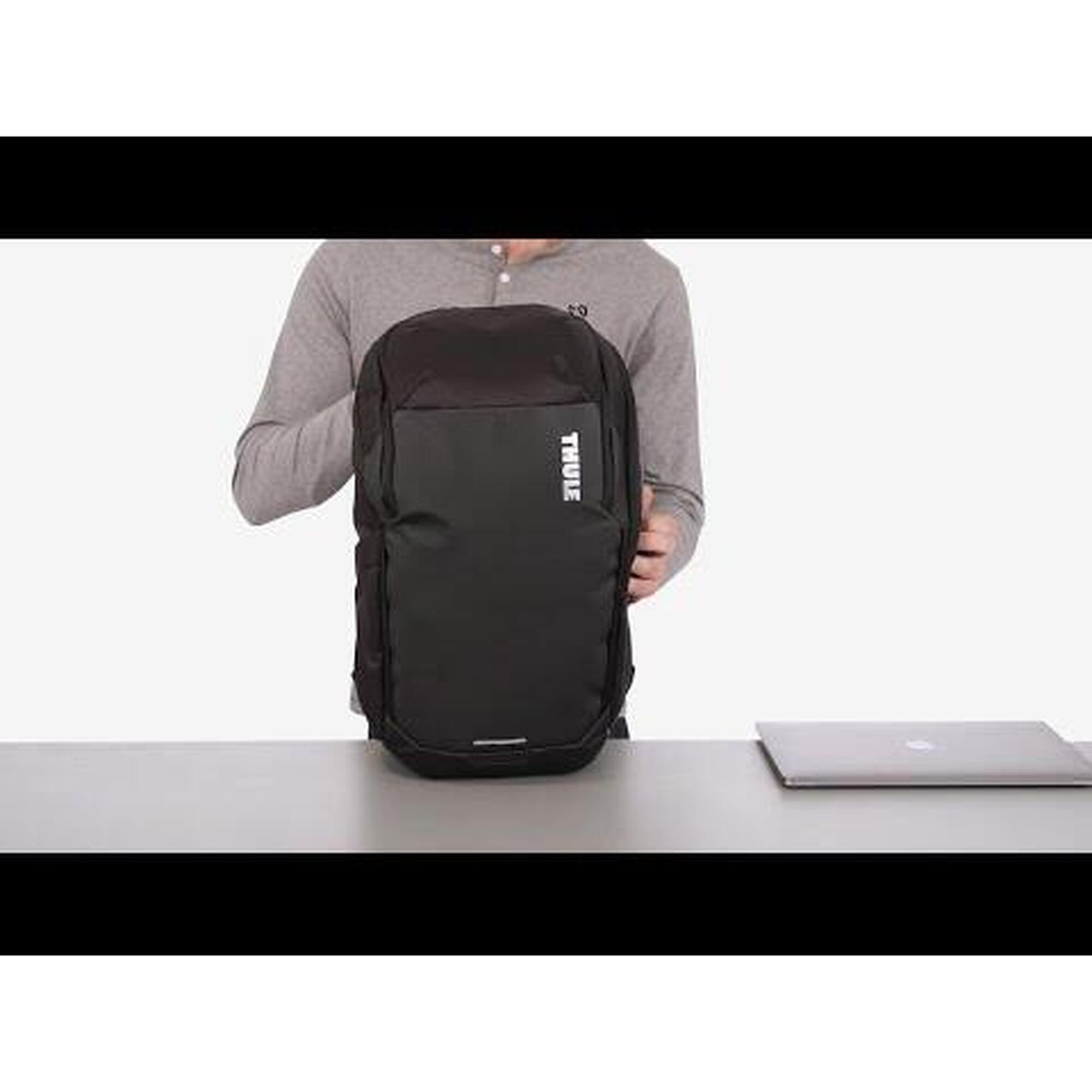 Rucsac urban cu compartiment laptop, Thule, Chasm, 26L, Black