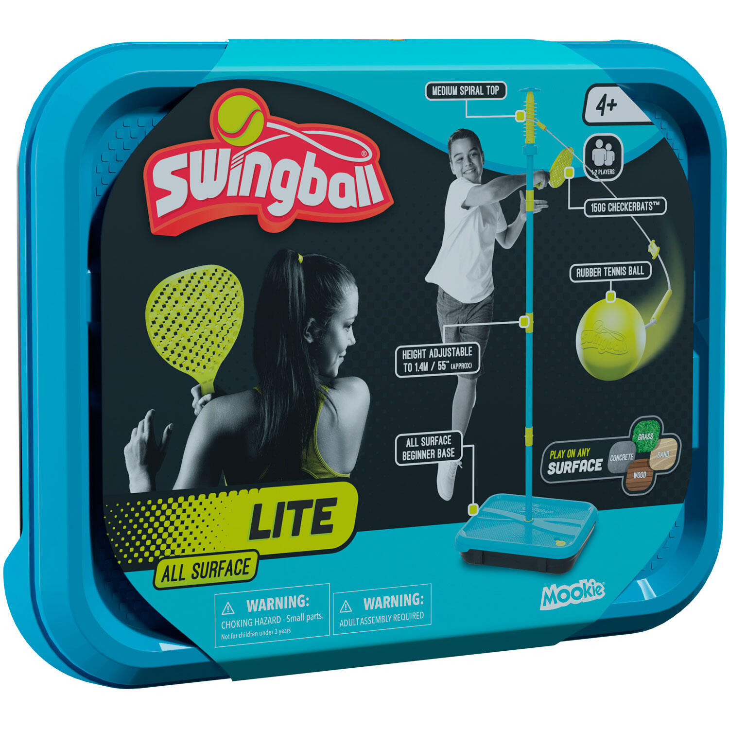 Swingball zwenkbal voor alle ondergronden LITE blauw 6/6
